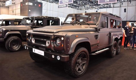 Land Rover показал шестиколесную версию Defender