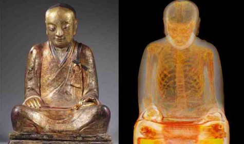 1000-летняя статуя Будды оказалась древней мумией тибетского монаха