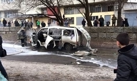 В Харькове взоврали машину комбата батальона  «Слобожанщина» 
